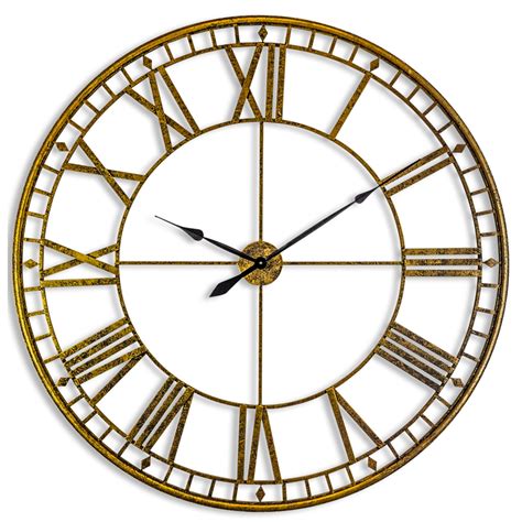 oversized gold clock